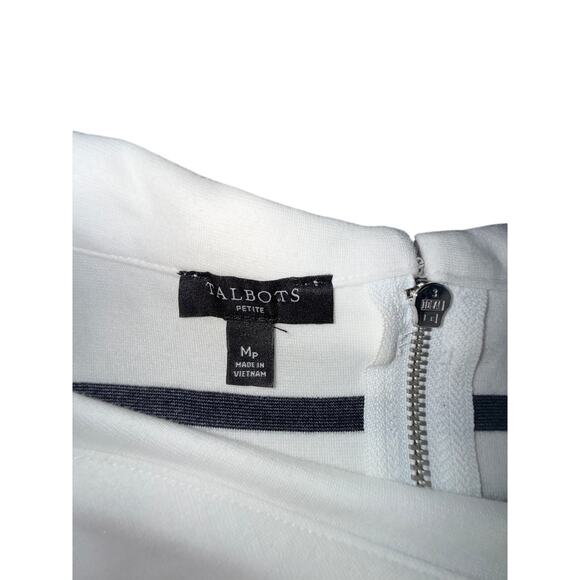 Talbots Portrait Collar Sleeveless Tank Old Money Women's Medium Petite - Picture 3 of 5